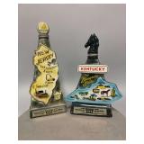 2 Decanters as shown