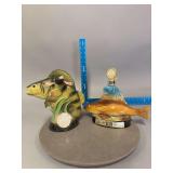 2 Jim Beam Decanters as Shown