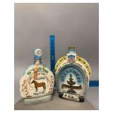 2 Jim Beam Decanters as shown