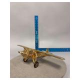 Gold Airplane Decanter