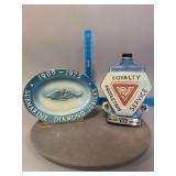 2 Jim Beam Decanters as Shown