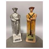 2 Decanters as shown