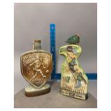 2 Jim Beam Decanters as shown