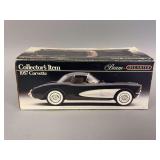 Jim Beam 57 Corvette Bronze or Copper w/orig box missing left rear vertical bumper
