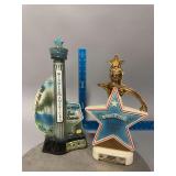 2 Jim Beam Decanters as shown