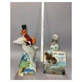 2 Decanters as shown