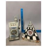 2 Jim Beam Decanters as shown