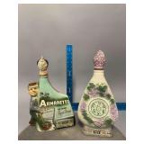 2 Jim Beam Decanters as shown