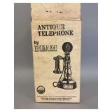 Jim Beam antique telephone with original box