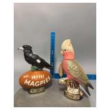 2 Jim Beam Decanters as shown Australia