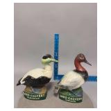 2 Lord Calvert Duck Decanters