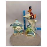 2 Jim Beam Decanters as Shown