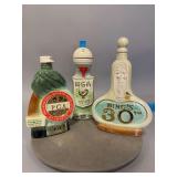 3 Jim Beam Decanters as Shown