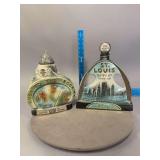 2 Jim Beam Decanters as Shown