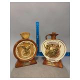 2 Decanters-Eagles & Moose