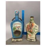 2 Jim Beam Decanters as shown