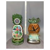 2 Decanters as shown