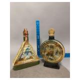 2 Jim Beam Decanters as shown