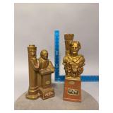 2 Ezra Brooks Decanters