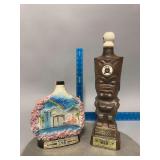 2 Jim Beam Decanters as shown