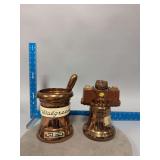 2 Ezra Brooks Decanters