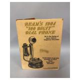 Jim Beam 1904 "100 digit" dial phone with box