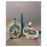 2 Jim Beam Decanters as shown