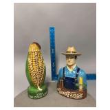 Iowa Farmer & Iowa The Corn State decanters