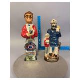 2 Jim Beam Decanters as Shown