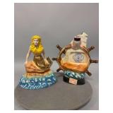 2 Decanters as shown