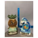 2 Jim Beam Decanters as shown