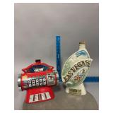 2 Jim Beam Decanters as shown