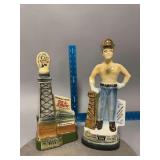 2 Jim Beam Decanters as shown