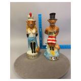 2 Jim Beam Decanters as Shown