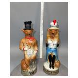 2 decanters as shown