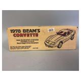 Jim Beam 78 Corvette White with original box