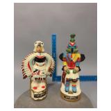 2 Ezra Brooks Decanters