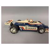 Ezra Brooks blue Gould racecar