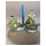 2 Jim Beam Decanters as Shown