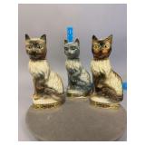 3 Jim Beam Decanters as Shown