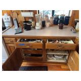 Contents of kitchen cupboards - see all photos