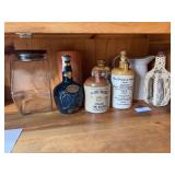 Decanters, and terra-cotta wine chiller