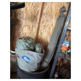 Tent and poles unknown condition