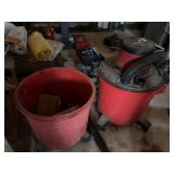 Craftsman wet dry shop vac with extra barrel and hoses