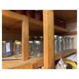 Quart jars, pint jars, quarter pints