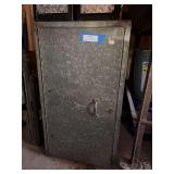 Insulated galvanized storage box that locks