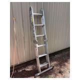Werner duty-master, heavy duty industrial adjustable ladder
