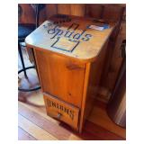 Idaho spuds and onions wooden box