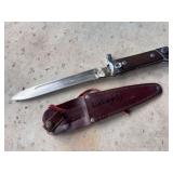 L Franchi Bayonette attachment and leather sheath
