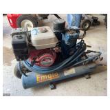 Emglo gas powered air compressor with Honda 5 hp engine